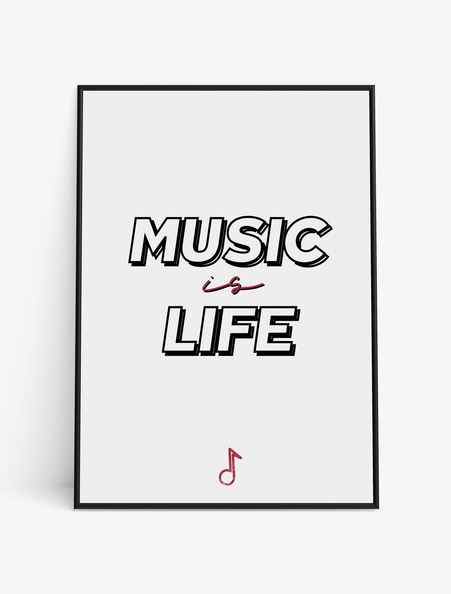 MUSIC IS LIFE (WHITE VERSION)